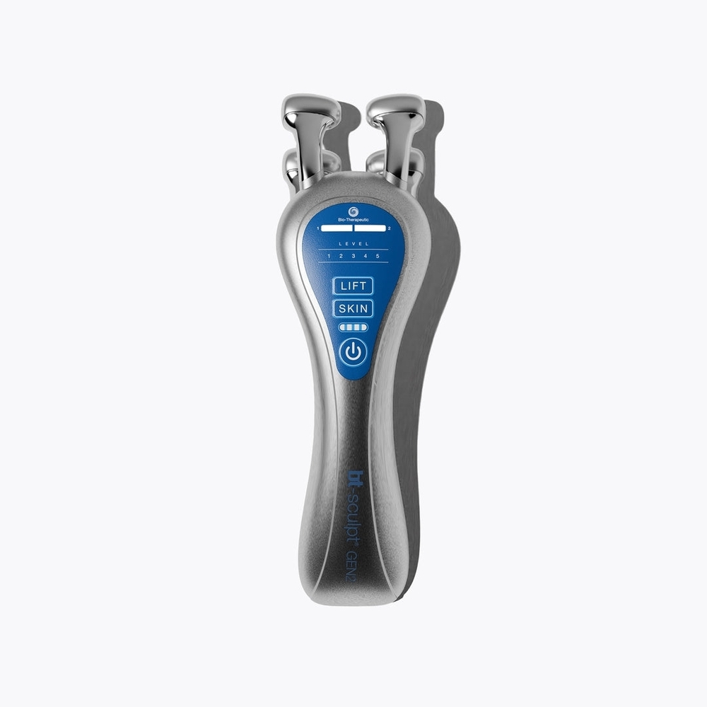 😍bt-sculpt! GEN2 Silver & Blue Facial Toning Device - Picture 2 of 3